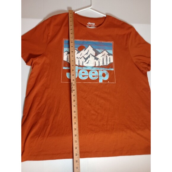 Jeep Wrangler 4x4 Overland Burnt Orange Mens T-Shirt Size XXL 2XL - Picture 3 of 5